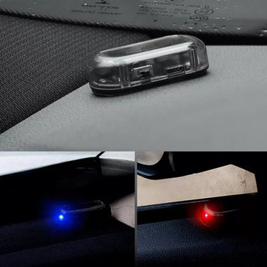 Luz seguridad simula antirrobo